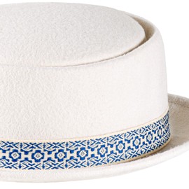 Pork Pie Hats for Men/Women, 100% Wool Felt Hat Short Brim Stout Porkpie Breaking Bad Hat Unisex Flat Top Fedora Hats Boater Derby Crushable