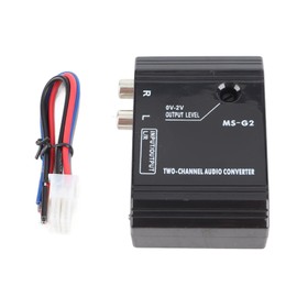 Car Audio Converter High Frequency to Low Frequency 2 Channel Shock Proof Interference Resistant Universal for Vehicle