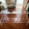 Meteou Acrylic Display Risers, 9.5'' Perfume Organizer Clear Riser 9.5x6