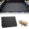 POKIAUTO Cargo Bed Mat for Kawasaki Mule PRO, Rear Rubber