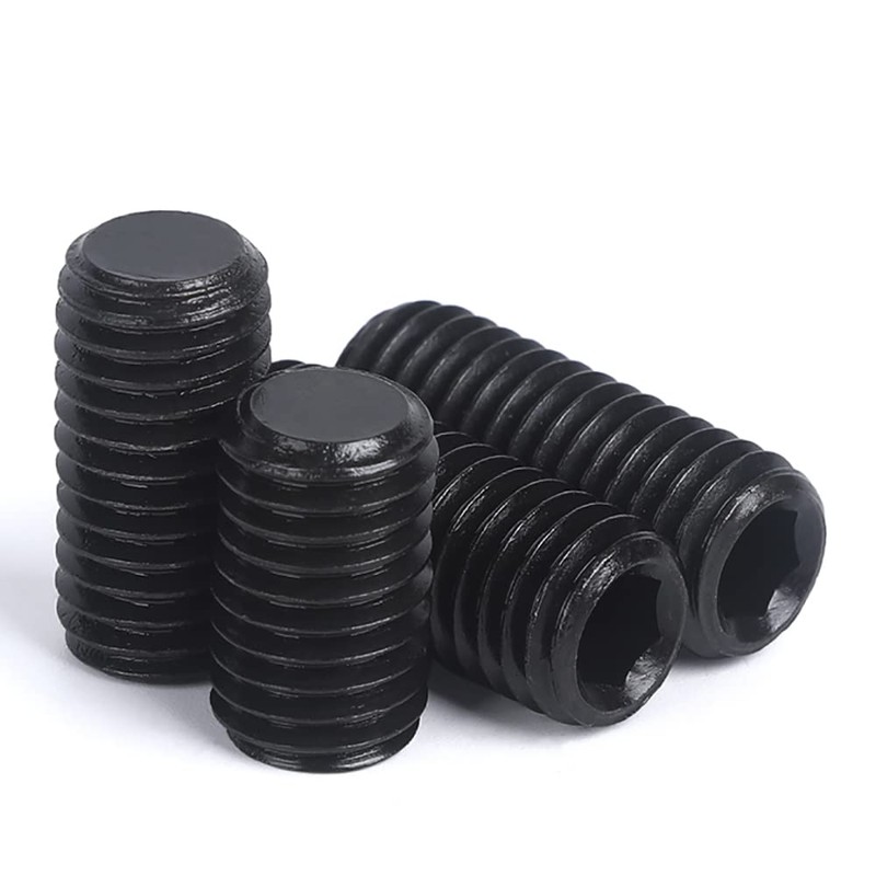 Set of 20 Hex Socket Set Screws M3 Screws Black