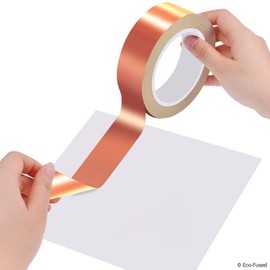 Premium Adhesive Copper Foil Tape - Double-Sided Conductive - 2 inch (50 mm) - EMI and RF Shielding, Paper Circuits, Electrical Repairs, Grounding, Arts and Crafts, Home Interior