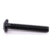1/4-20 x 2-1/2" Pan Head Machine Screws Black, Phillips Drive,