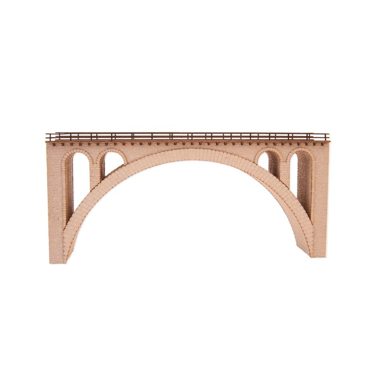NOCH Brombenzviaduct Model Building Laser Cut Kit, 18.6 x 3.8