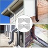 6 Pack Gutter Extension Hinge Stainless Steel Downspout Extension Flip-Up