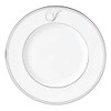 Lenox Federal Platinum Script Monogram Dinnerware Accent Plate, I