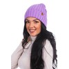 HEYO HCD004 Women's Winter Hat with Cuff, Knitted Hat, Warm