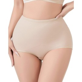 Dulchany Tummy Control Shapewear Panties for Women Body Shaper Underwear Girdle Panty Nude