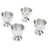 4PCS Egg Cup Set 40ml Stainless Steel High Temperature Resistant