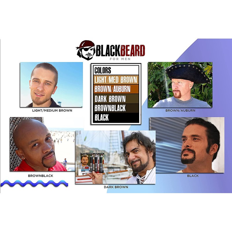 Blackbeard for Men Formula X - Instant Brush-on Beard &