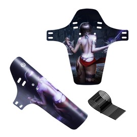 Chooee MTB Mudguard, Mountain Bike Mudguard Rear/Front, Bicycle Mudguard Fit 26/28/29 Inch