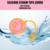 JarThenaAMCS 6PCS Smile Face Straw Covers - Cute Silicone Reusable