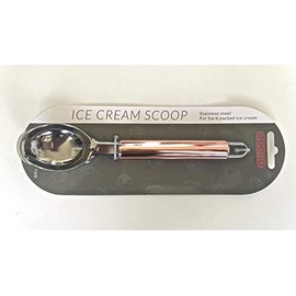 Apollo SS Copper Ice Cream Scoop, Stainless Steel, Multi-Colour, 7.5 x 20.5 x 20 cm