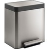 Kohler K-20942-ST 8-Gallon Compact Stainless Step Trash Can, Stainless Steel