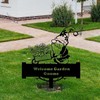 RemeeHi Fairy Welcome Garden Object, Plate, Object, Iron Plate, Interior,