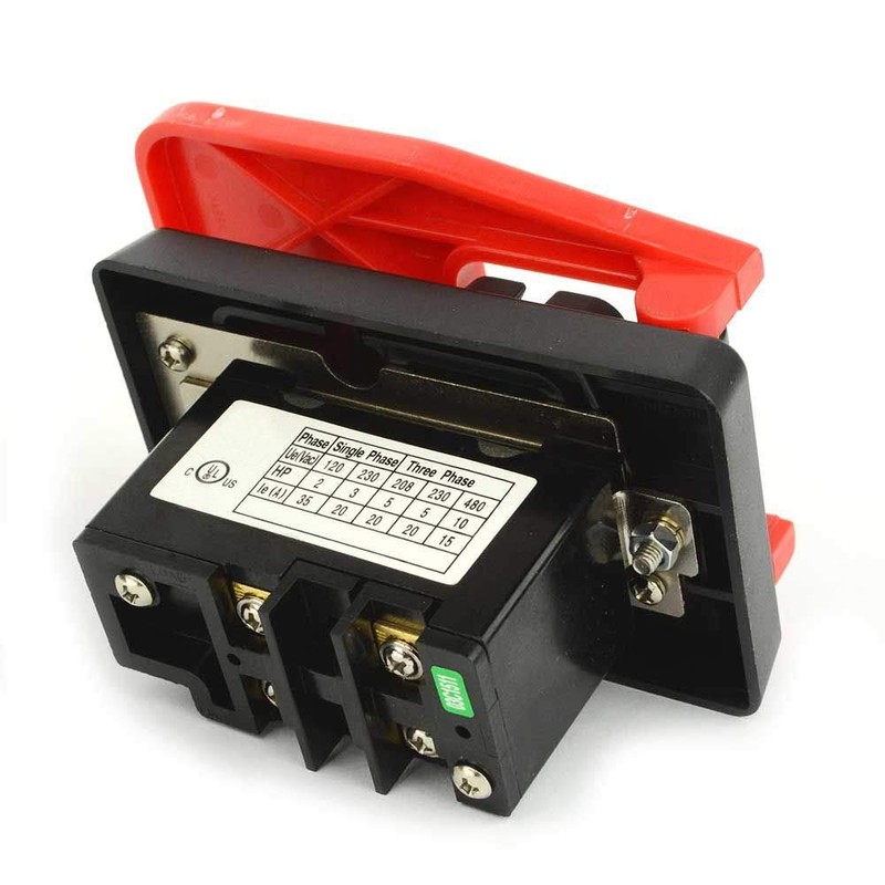 Big Horn 18806 Large Table Saw Push Button Switch with
