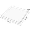 20×20 inches Oversized Clear Acrylic Ottoman Tray Extra Large Decorative