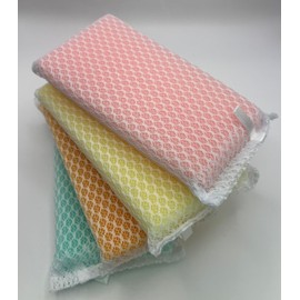 Dish and Household mesh Covered Cleaning Sponge (4 Pack)