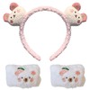 XPEX Stirnband mit Bärenohren, niedliches Party-Haarband für Gesichtsmaske, Spa und