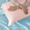 Bedsure Viscose from Bamboo Pillow Cases Queen 2 Pack Pink