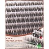 Wtvane Wispy Lash Clusters Kit Fluffy Eyelash Clusters Lashes Kit