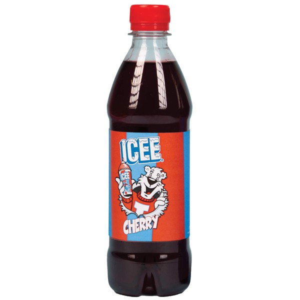 iscream Genuine ICEE Brand Cherry Flavor Syrup for ICEE At Home Slushie Maker