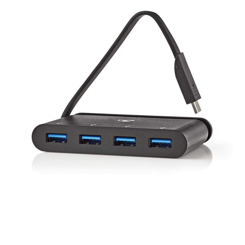 NEDIS TCARF200BK Computer Hub | USB Type C | 4X