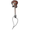 Miniature Electric Guitar Model Exquisite Wooden Guitar Ornament for Music