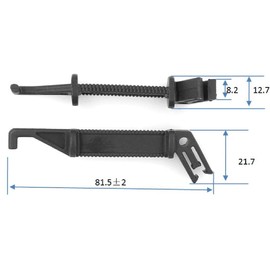 4Pcs Multi-Size Automotive Fuse Puller Kit, Plastic Extractor Tool for Car Truck Motorcycle Fuse Replacement