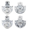 Nagpew 12 Pieces Closet Door Roller, Sliding Wardrobe Door Wheel