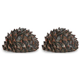 2pcs Pinecone Hide Keys Box Outdoor Garden Security Stash Storage Case Hidden Key Box by AIYMO
