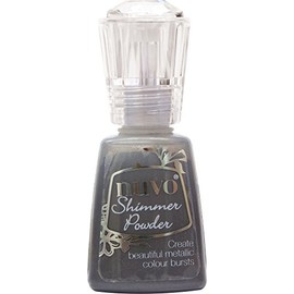 Nuvo Shimmer Powder, Add Texture and Marbeling Effect to All Crafting Projects, Storm Cloud
