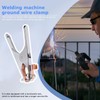 Welder Ground Clamp,Ground Clamp Copper 300A/500A A-Shape Earth Clamp |