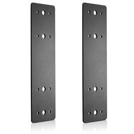 Sihnman 10" X 3" Straight Steel Flat Metal Plate (2 pc) with Powder Coating, Mending Plate, Joining Brackets, I Strap for Truss Framing
