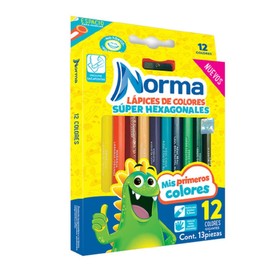 Norma - Lapices de color 12-l hex super norma