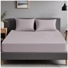 Soft & Cozy Non Iron Percale Sheets, Plain Bedding Bedsheets,