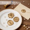60PCS Floral Wax Seal Sticker Set for Wedding Invitations, Self