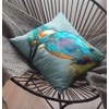 The Beach Stop Decorative Colourful Tropical Blue Kingfisher Bird Scatter
