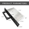 senharvest Recessed Finger Flush Pulls with Edge Pull -Sliding Closet