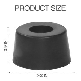 LIKIER Rubber Feet 192310GS Air Compressor Isolator Pads, Replacement Rubber Isolator Feet for Many Compressors, Generators, Pressure Washers and Speaker Cabinets, Pack of 4