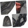 Baluue Rhinestone Mesh Head Scarf Stretchy Fishnet Headwrap with Glitter