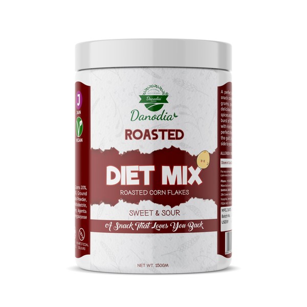 Danodia Foods Diet Mix Roasted Corn Flakes, Sweet and Sour