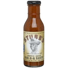 Stubb's Moppin' Sauce Bar-B-Q Baste, 12-Ounce Bottles (Pack of 6)