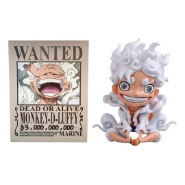Kit Figura Chibi Luffy Gear 5 Poster Wanted
