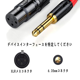 TRS 6.35mm to XLR Female Connector Balanced XLR Female to 6.35mm Heavy Duty Stereo Converter Cable Gold Plated Plug for Stereo Microphone/Speaker/Console/Amplifier etc 1m Black