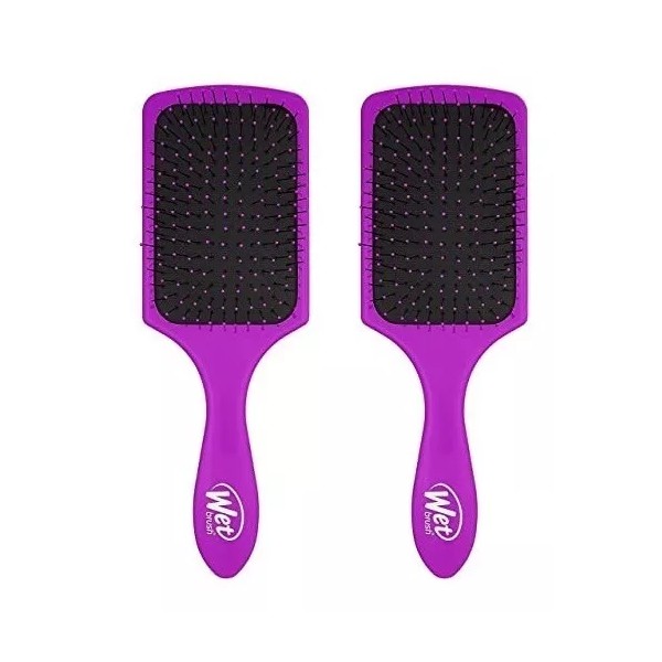Wet Brush Cepillo Wetbrush Paddle Detangler 2 Pack Color Violeta