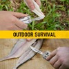 BIBURY Mini Multitool BI2052A, 8 in 1 Keychain EDC Scissors