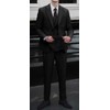 Retro 3 Piece Suits for Men Tweed Jacket Wool Herringbone