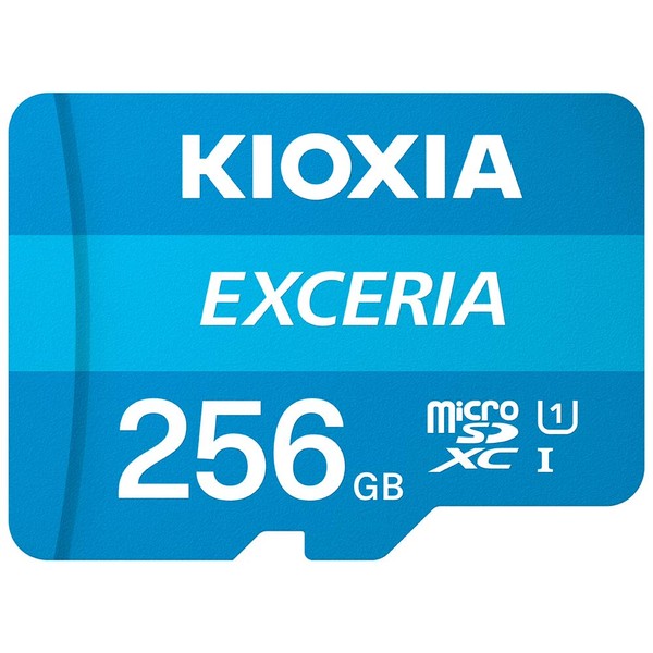 KIOXIA UHS-I U1 MicroSDXC Card 256GB KIOXIA UHS-I U1 with Original SD Adapter