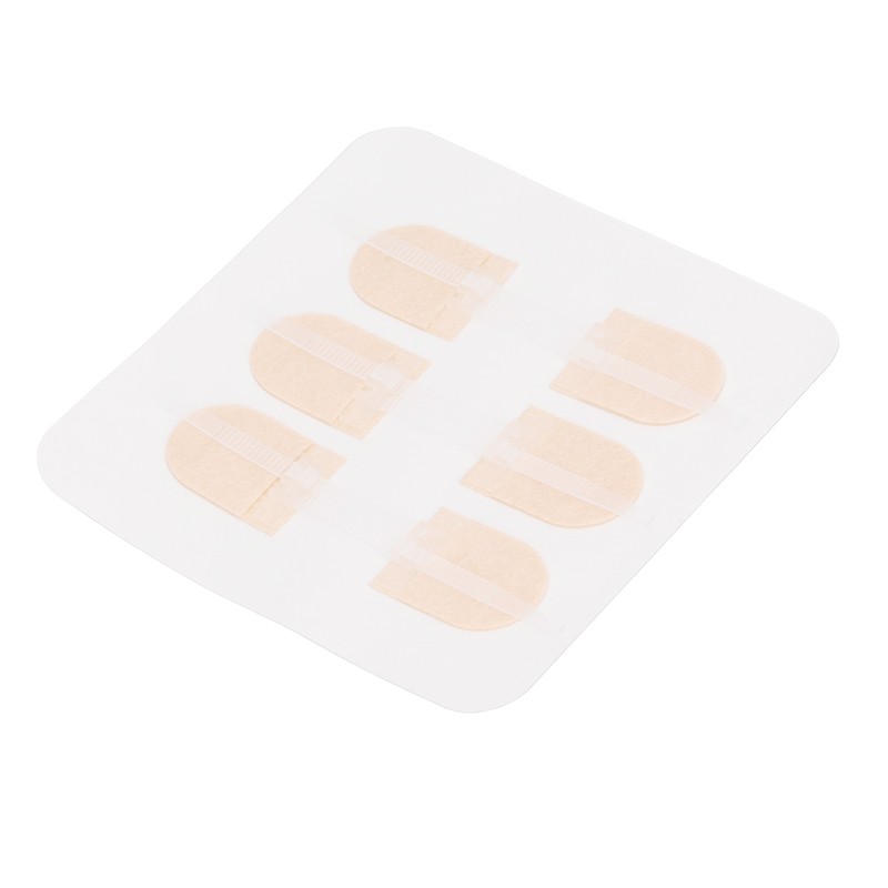 3 Strap Zipper Wound Closure Patches Breathable Seamless Elastic Zip